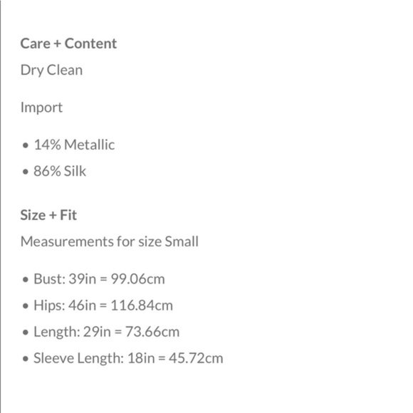 Limited edition free people silk metallic party 👗 - Picture 5 of 13